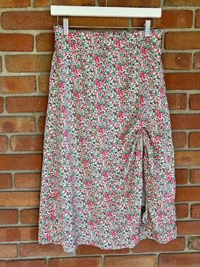 Lulus Floral Midi Skirt